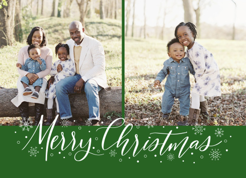 Merry Christmas Snowflakes 